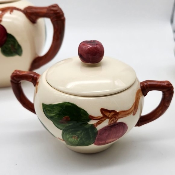 Vintage Franciscan Apple Pattern Tea Set. Oven Safe. - Picture 7 of 14